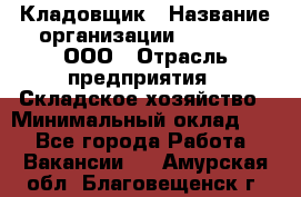 Кладовщик › Название организации ­ O’stin, ООО › Отрасль предприятия ­ Складское хозяйство › Минимальный оклад ­ 1 - Все города Работа » Вакансии   . Амурская обл.,Благовещенск г.